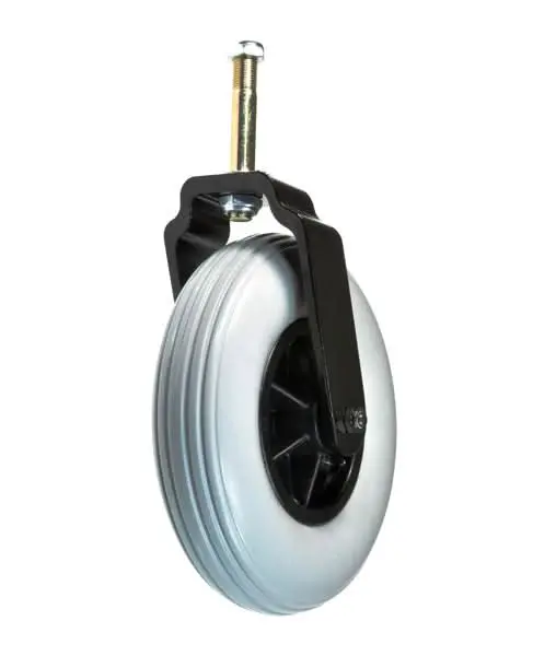 8"X2" (200X50) Caster Fork Assembly - Left Rear For Jazzy 1133 Power Chairs (Frmasmb2133) 1