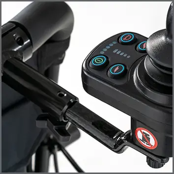 Attendant Control Bracket For The Jazzy Carbon Power Chair (Mec2301200) 1