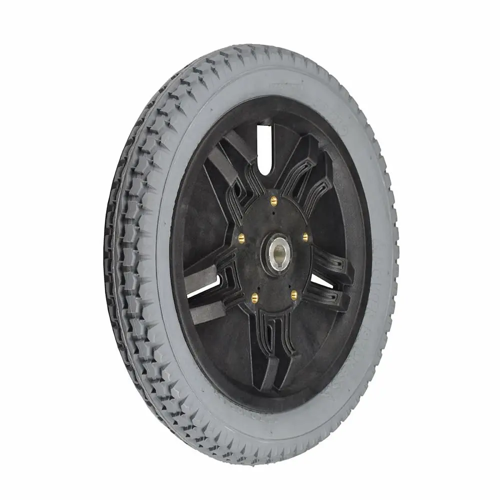 14"X2.125" Flat-Free Drive Wheel Assembly For Jazzy 1105, 1115, Jet 1, Jet 2, Jet 10, & Jet 12 Power Chairs (Whlasmb1408) 1