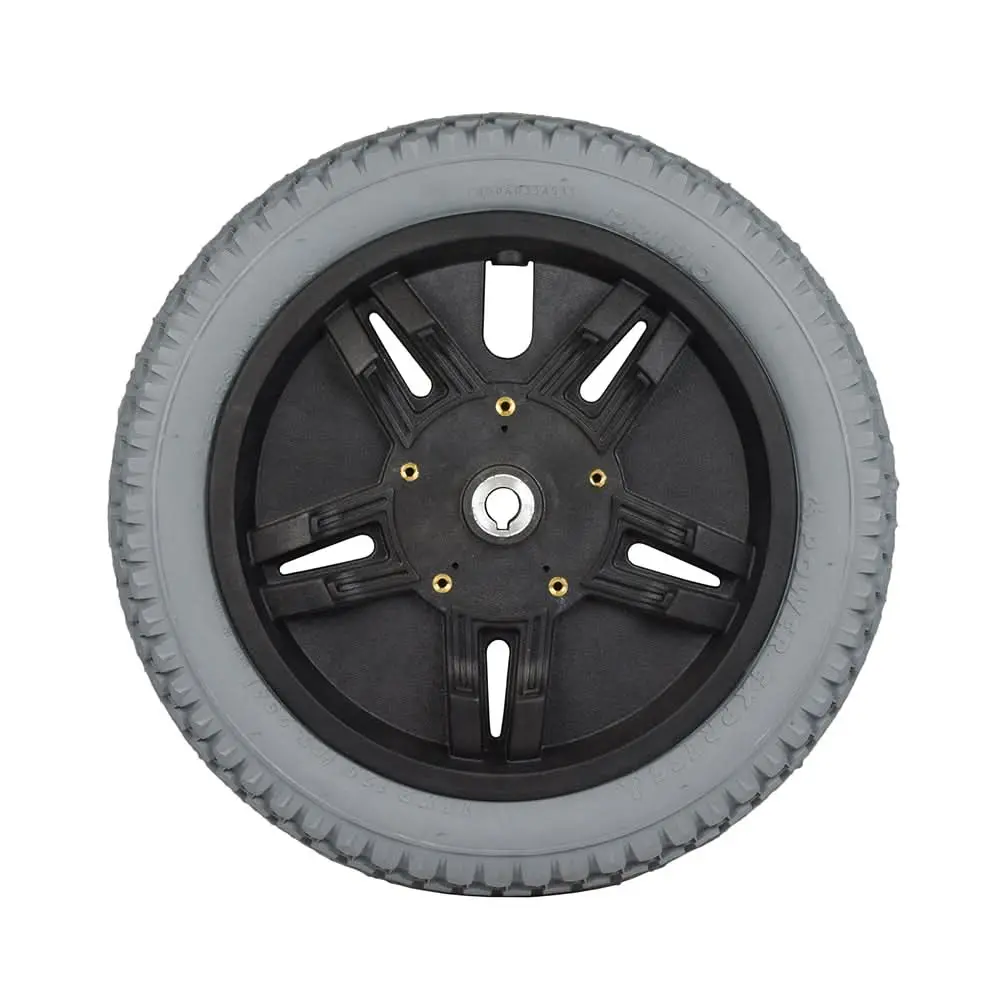 14"X2.125" Flat-Free Drive Wheel Assembly For Jazzy 1105, 1115, Jet 1, Jet 2, Jet 10, & Jet 12 Power Chairs (Whlasmb1408) 2