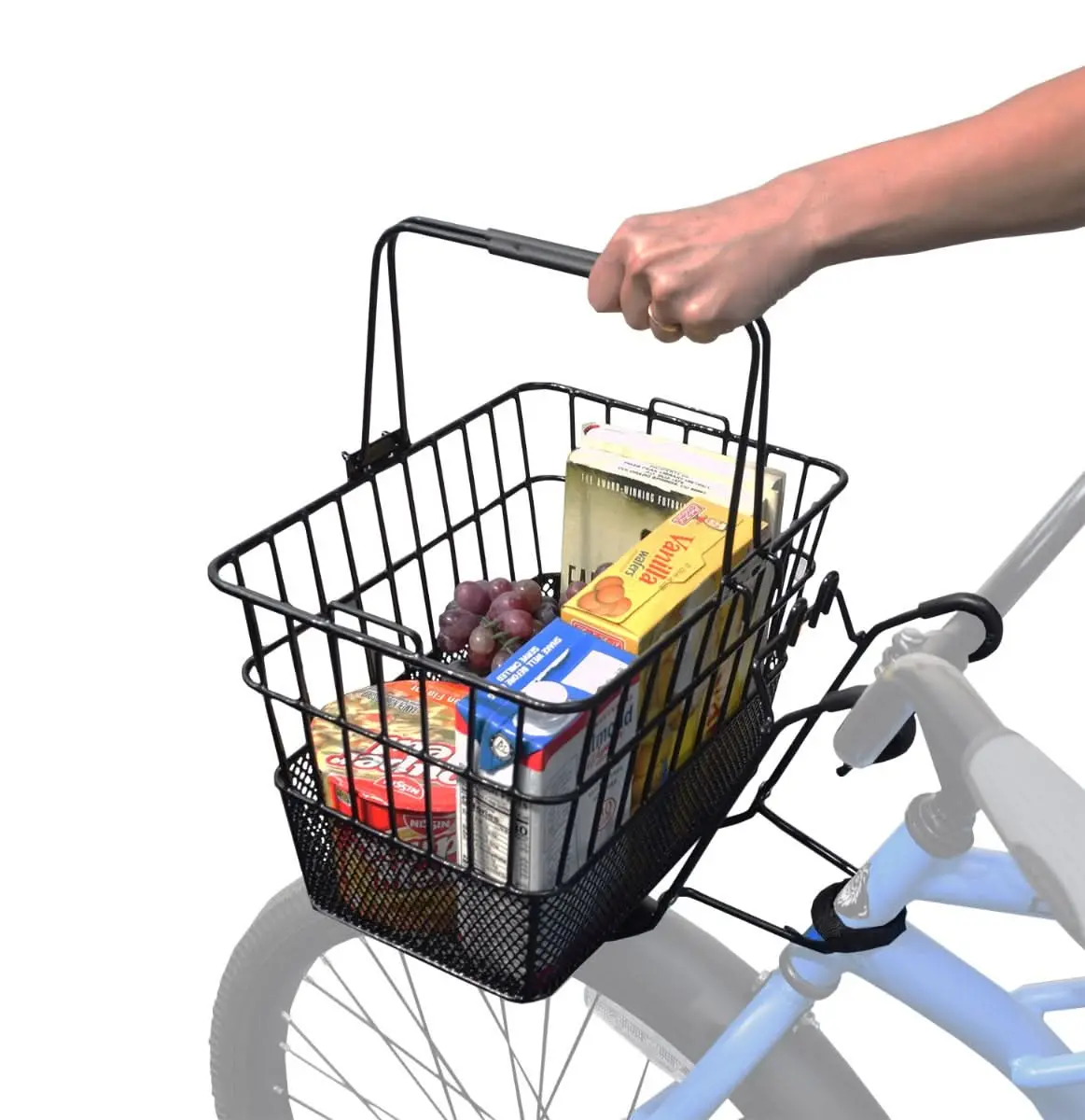 Lift-Off Wire Basket With Mesh Bottom 2