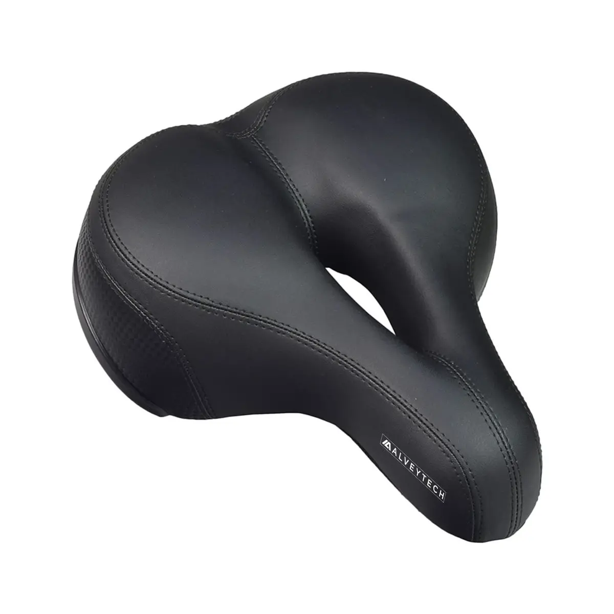 Wide Cruiser Saddle Seat With Anatomic Relief For Bicycles, Electric Bikes, & Scooters 1
