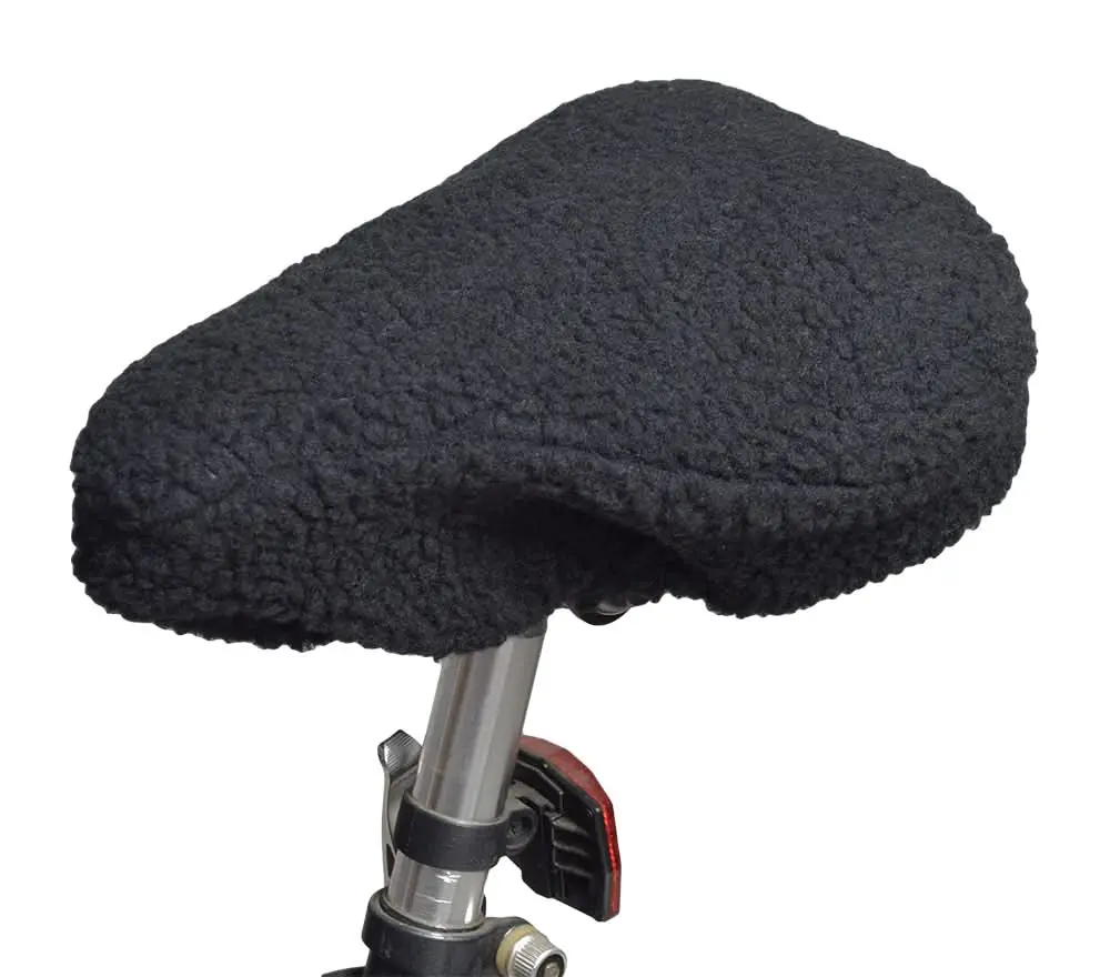 Universal Fleece Seat Cover For Bike & Scooter Seats 1