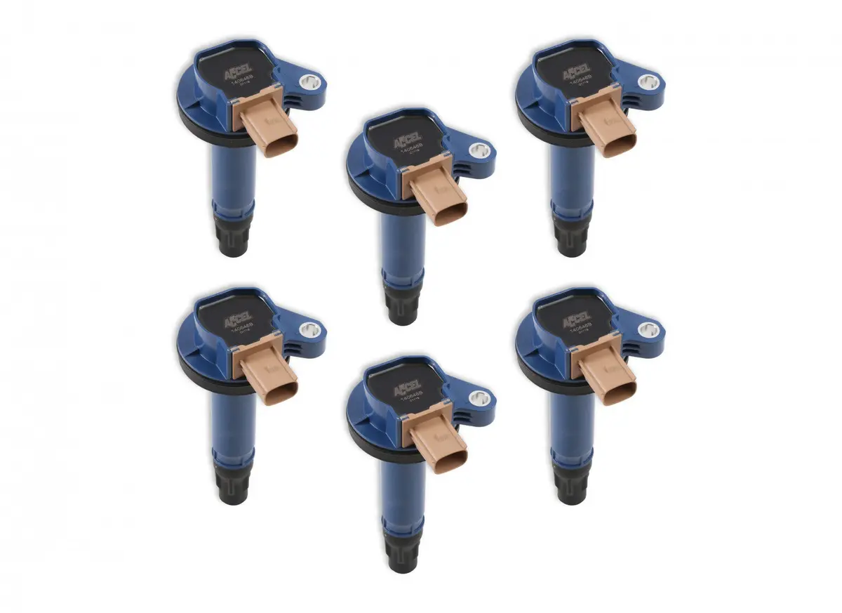 Accel Ignition Coil - Supercoil - 2010-2016 Ford Ecoboost 3.5L V6 - Blue - 6-Pack (3-Pin) 1