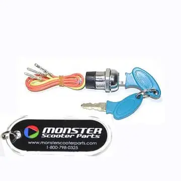 Street Scooter Ignition Module (Key Switch) With Keys - 3 Wire 1