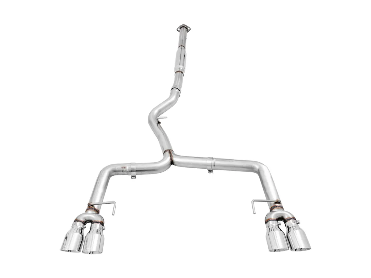 Awe Tuning Awe Track Edition Exhaust For Va / Gv Wrx / Sti Sedan - Chrome Silver Quad Tips (102Mm) 1