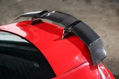 Kuhl Swan Neck Gt Wing (Frp (Painted) + Bk Chrome Plated Stays) For 2011-20 Toyota 86/Fr-S [Zn6] 1