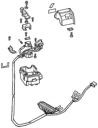 Left Handlebar Switch Assembly For Honda Helix Cn250 (1987-2007 Models) (Oem) 1