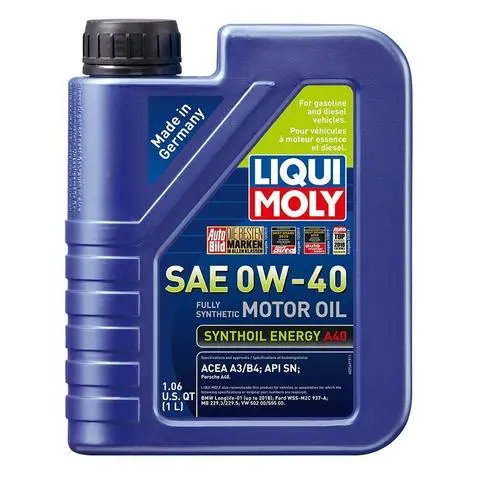 Liqui Moly 1L Synthoil Energy A40 Motor Oil Sae 0W-40 1