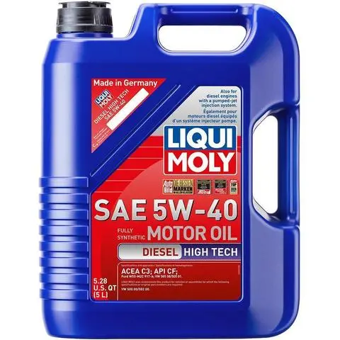 Liqui Moly 5L Diesel High Tech Motor Oil 5W-40 1