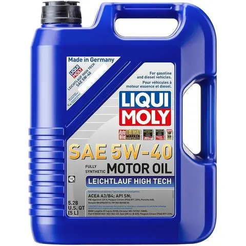 Liqui Moly 5L Leichtlauf High Tech Motor Oil 5W-40 1