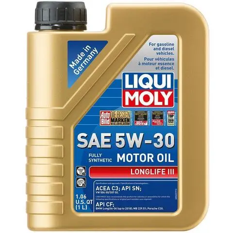 Liqui Moly 5L Longlife Iii Motor Oil 5W-30 1