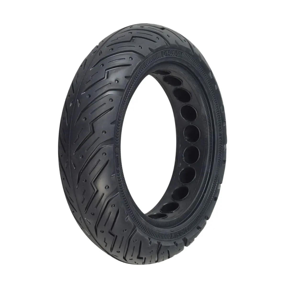 Solid 10"X 2.50" Tire With Dy-036-01 Tread For The Iscooter I10 & I10 Max 1
