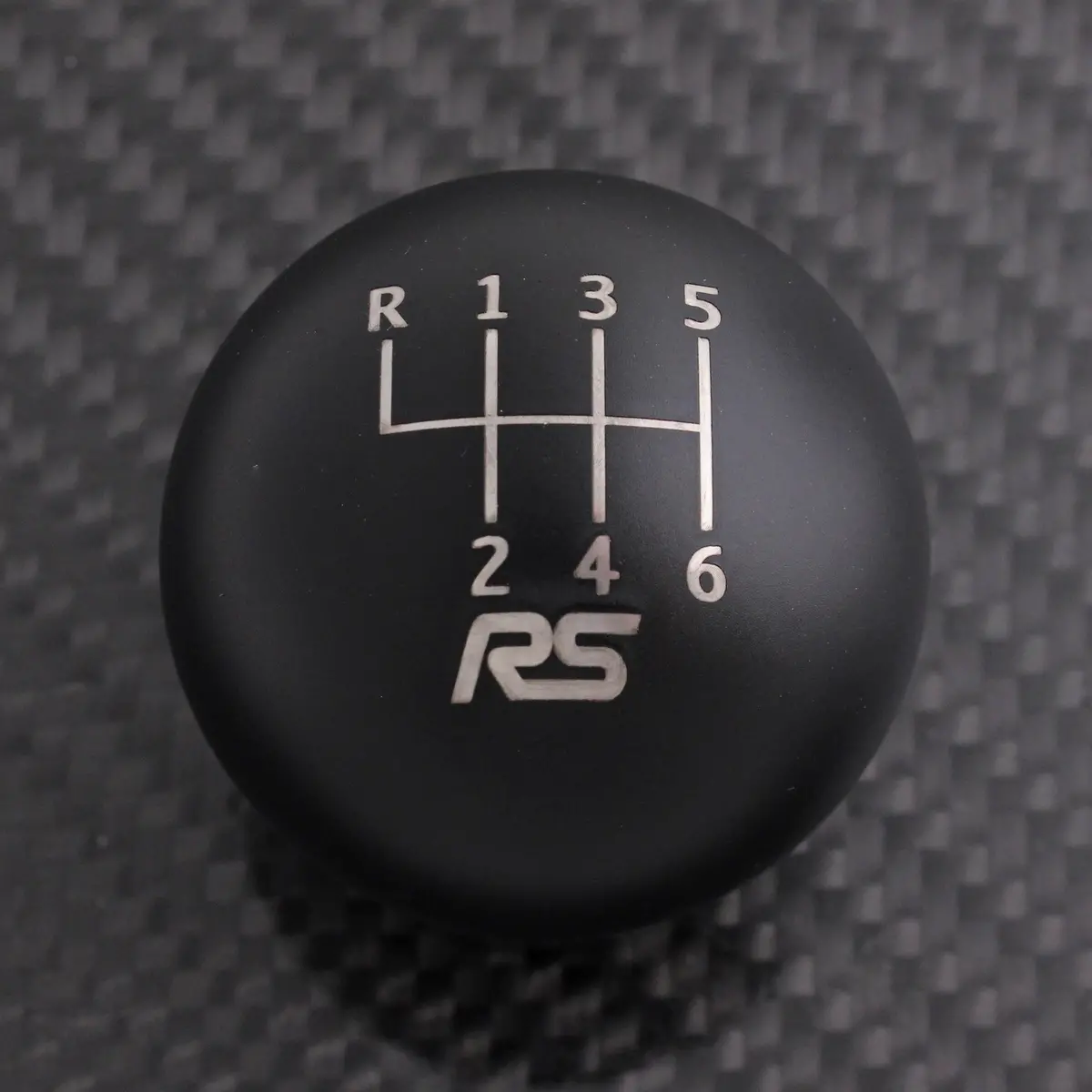 Matte Black Weighted - 6 Speed Rs Engraving - St/Rs Fitment 1