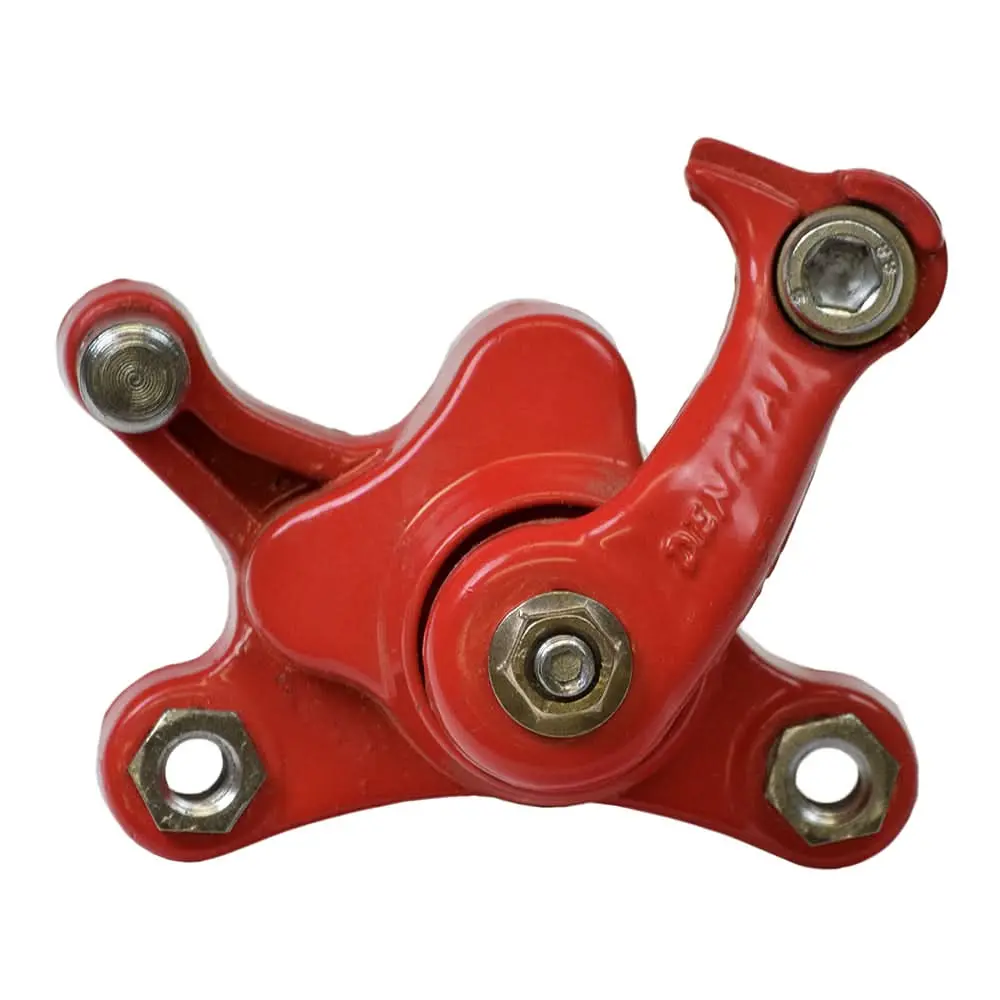 Red Brake Caliper Assembly With Right Arm 1