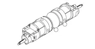 Set Of Two 36 Volt Motor Assemblies For The Pride Wrangler (Pmv600/Pmv620/Pmv650) (Frmasmb1511) 1