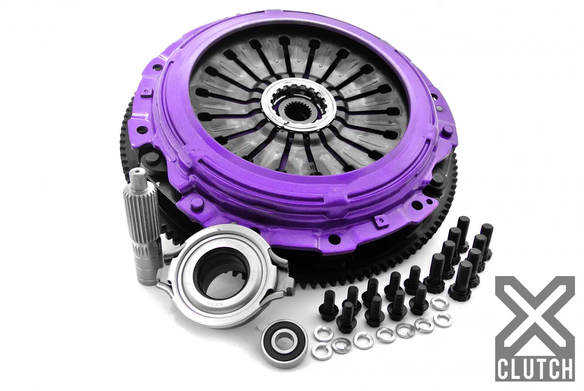 Xclutch 9" Twin Carbon Blade Clutch Kit Subaru Sti 2004-2014 1