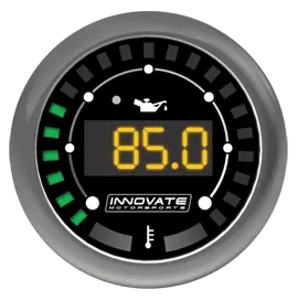 Innovate Mtx Digital Oil Temperature & Pressure Gauge Kit Dual Function - Universal 1