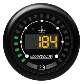Innovate Mtx Digital Water Temperature & Battery Gauge Kit Dual Function - Universal 1