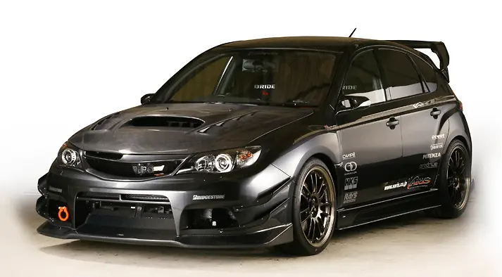 Varis Fiber Lip Spoiler Subaru Sti Grb 08-12 2