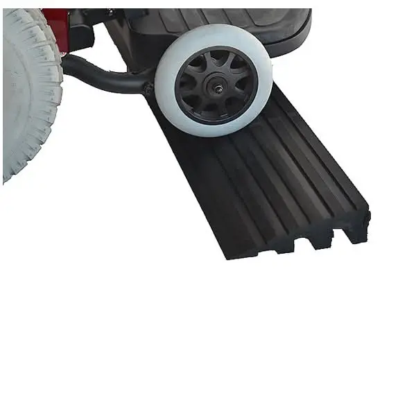 Rubber Threshold Ramp For Mobility Scooters, Power Chairs, And Wheelchairs 1