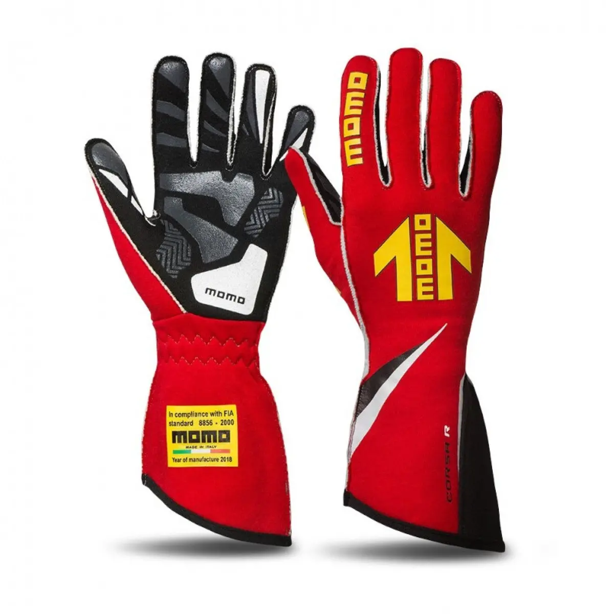 Momo Corsa R Red Racing Gloves Size 9 1