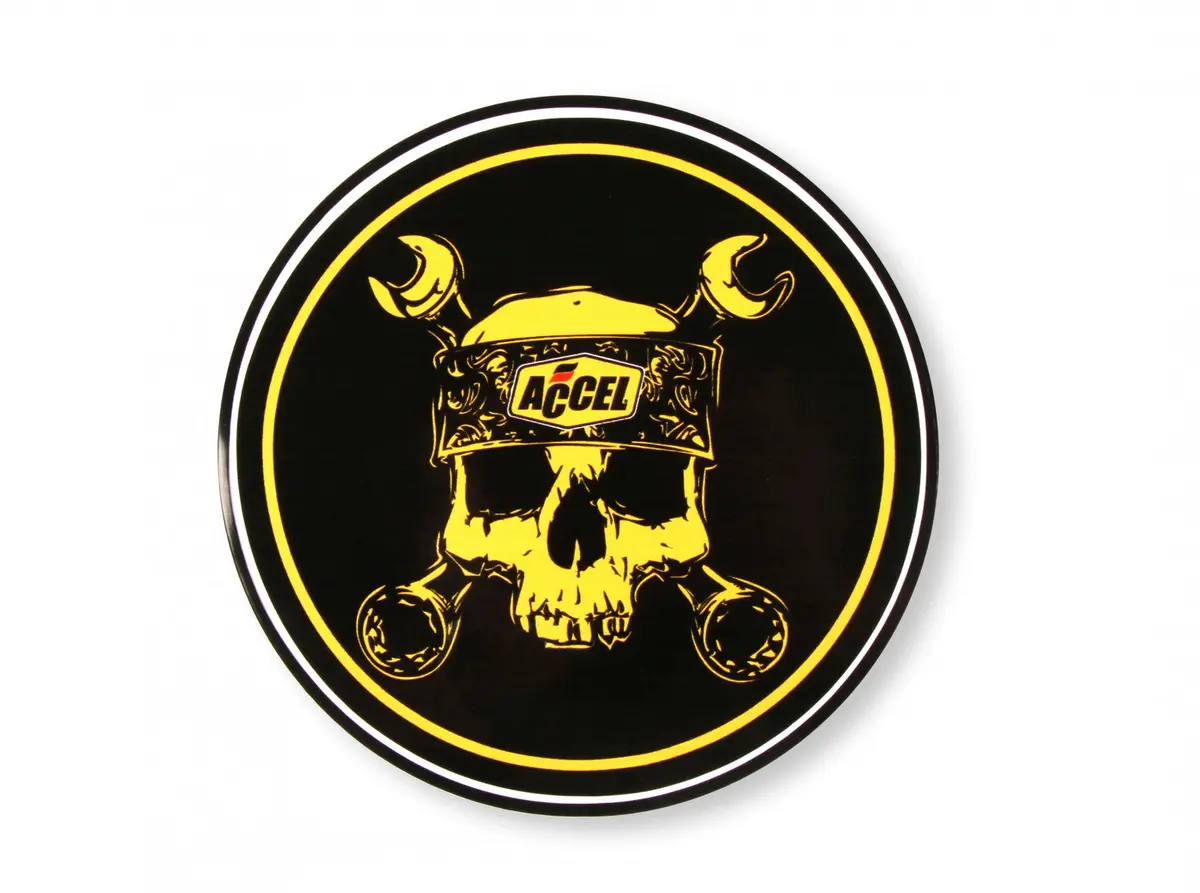 Accel Skull Decal 1