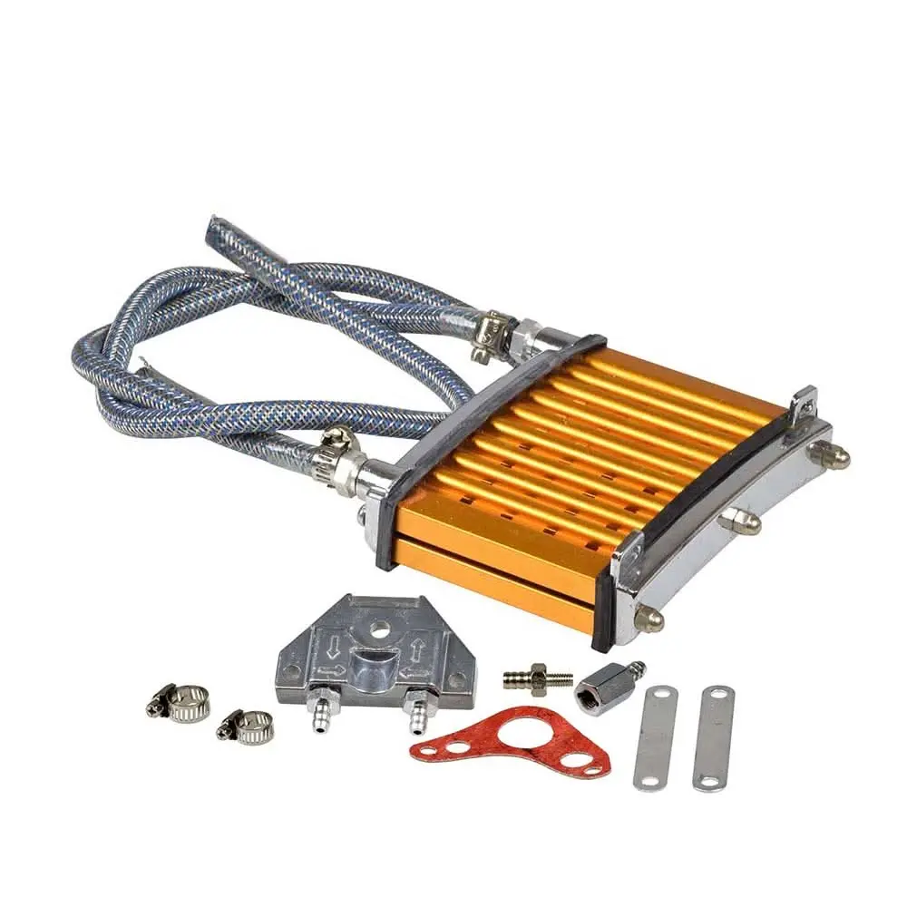 Oil Cooler Kit For 4-Stroke Atv, Dirt Bike, & Scooter Engines 4