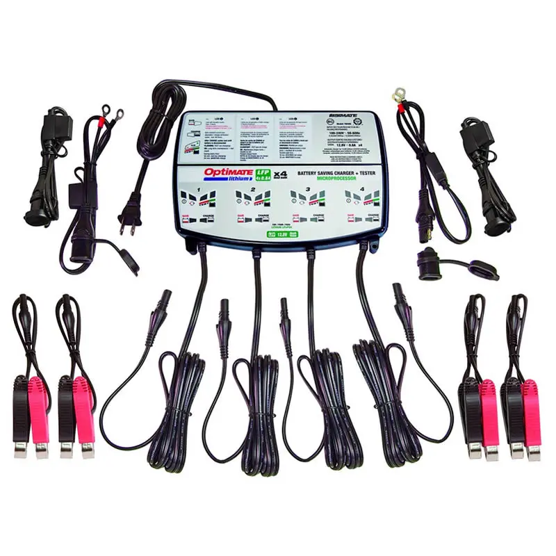Optimate Tm-485 Lithium 4-Bank Charger 0.8A 2