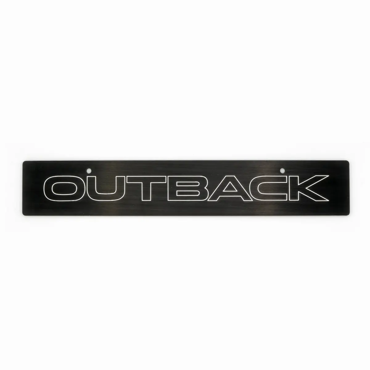 "Outback" Plate Delete 1