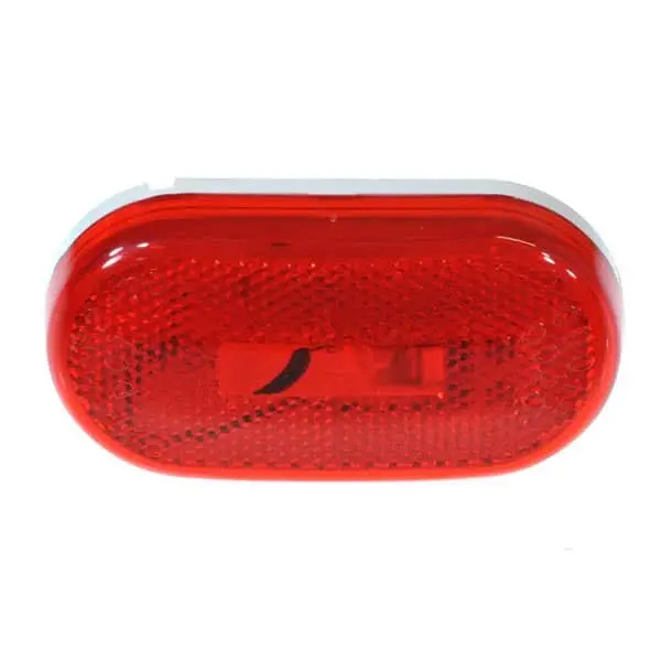Oval Brake Light With Red Cover For The Celebrity X (Lgttlgt1002) 1