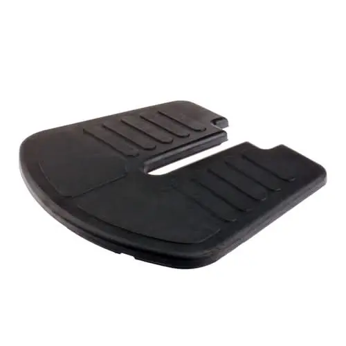 11.62" Grid Style Rubber Floor Mat For Jazzy Power Chairs (Dwr1000e103) 1