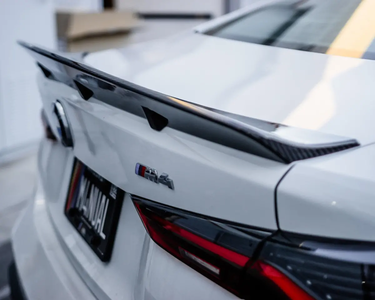 Vr Aero Carbon Fiber Rear Trunk Spoiler Bmw M4 G82 1