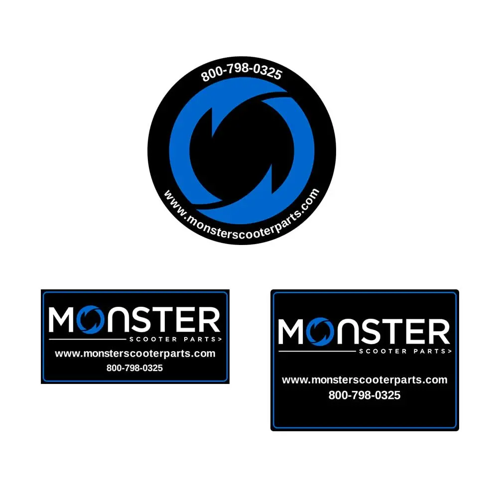 Monster Scooter Parts Sticker 1