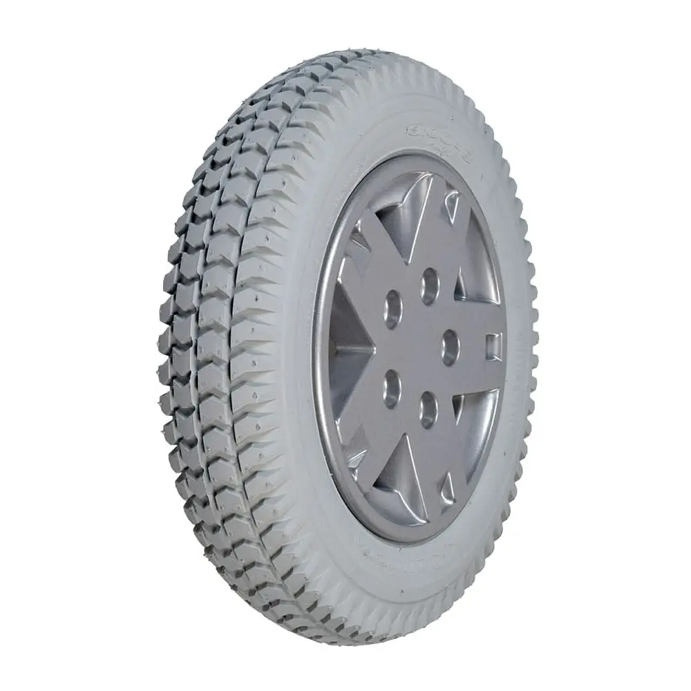 14"X3" (3.00-8) Flat Free Drive Wheel Assembly For The Quantum Q6 Edge & Rival 1