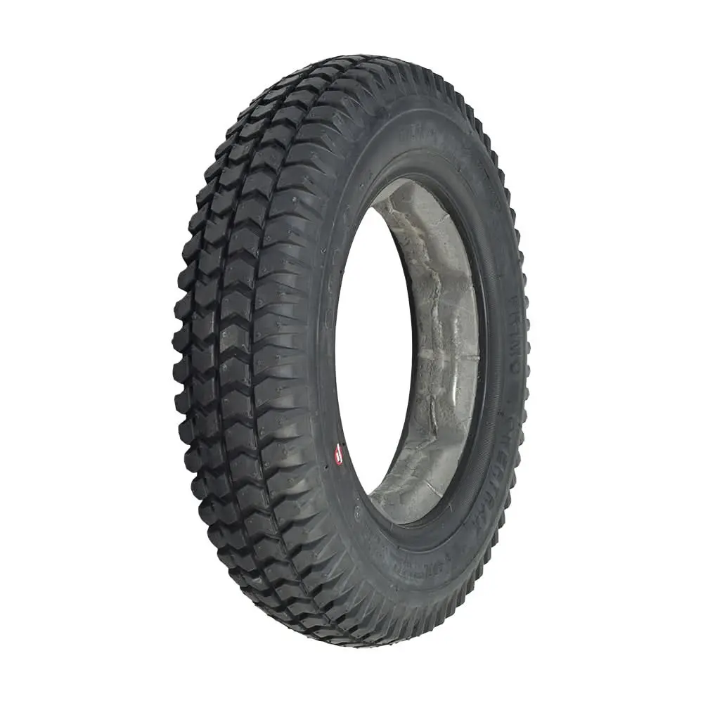 14"X3" Flat-Free Black Tire With C-248 Powertrax Tread For The Quantum Q6 Edge 2.0 & Q6 Edge 2.0 X (Tir8110024) 1