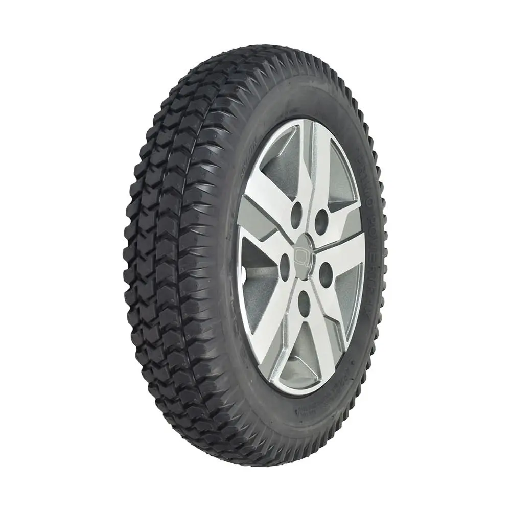 14"X3" Flat-Free Wheel Assembly With Titanium Rim For The Quantum Q6 Edge 2.0 & Q6 Edge 2.0 X (Whl138798-B) 1