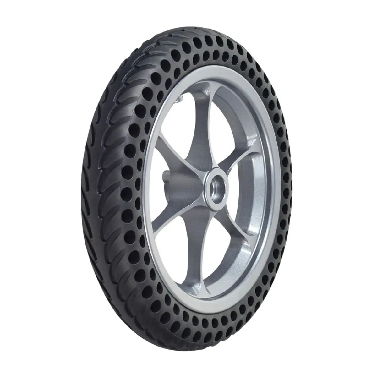 Drive Wheel Assembly With Silver Rim For The Jazzy Passport Power Chair 1