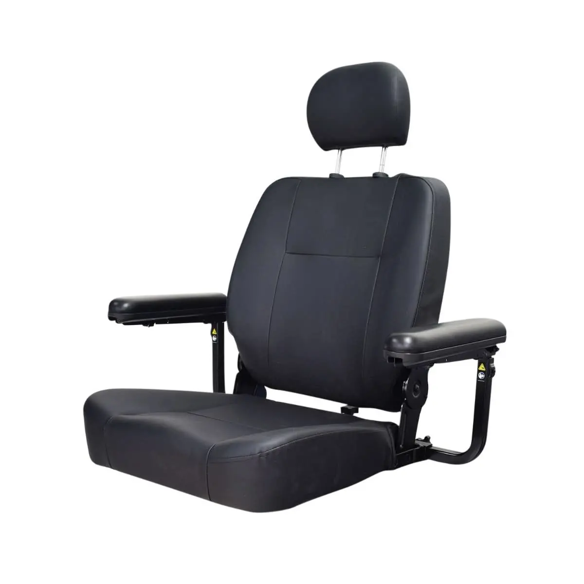 20"X20" Black Vinyl Hi-Back Seat Assembly For The Pride Victory 10 (Sc610/Sc710) & Pursuit (Sc713) Scooters (Blemished) 1