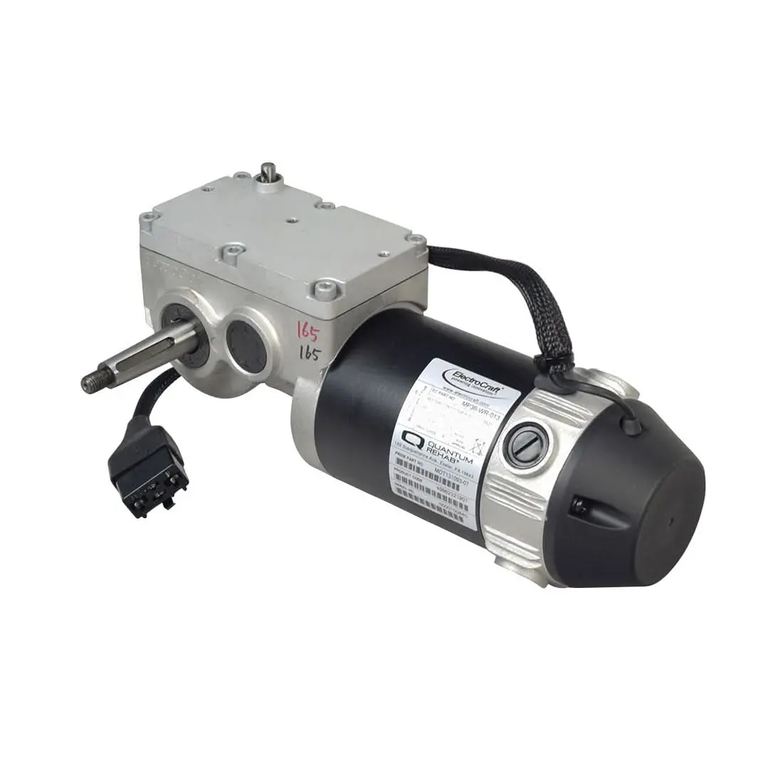6 Mph I-Song Electrocraft Motor & Gearbox Assembly For Quantum Q6 Edge & Rival (R44) Power Chairs 1