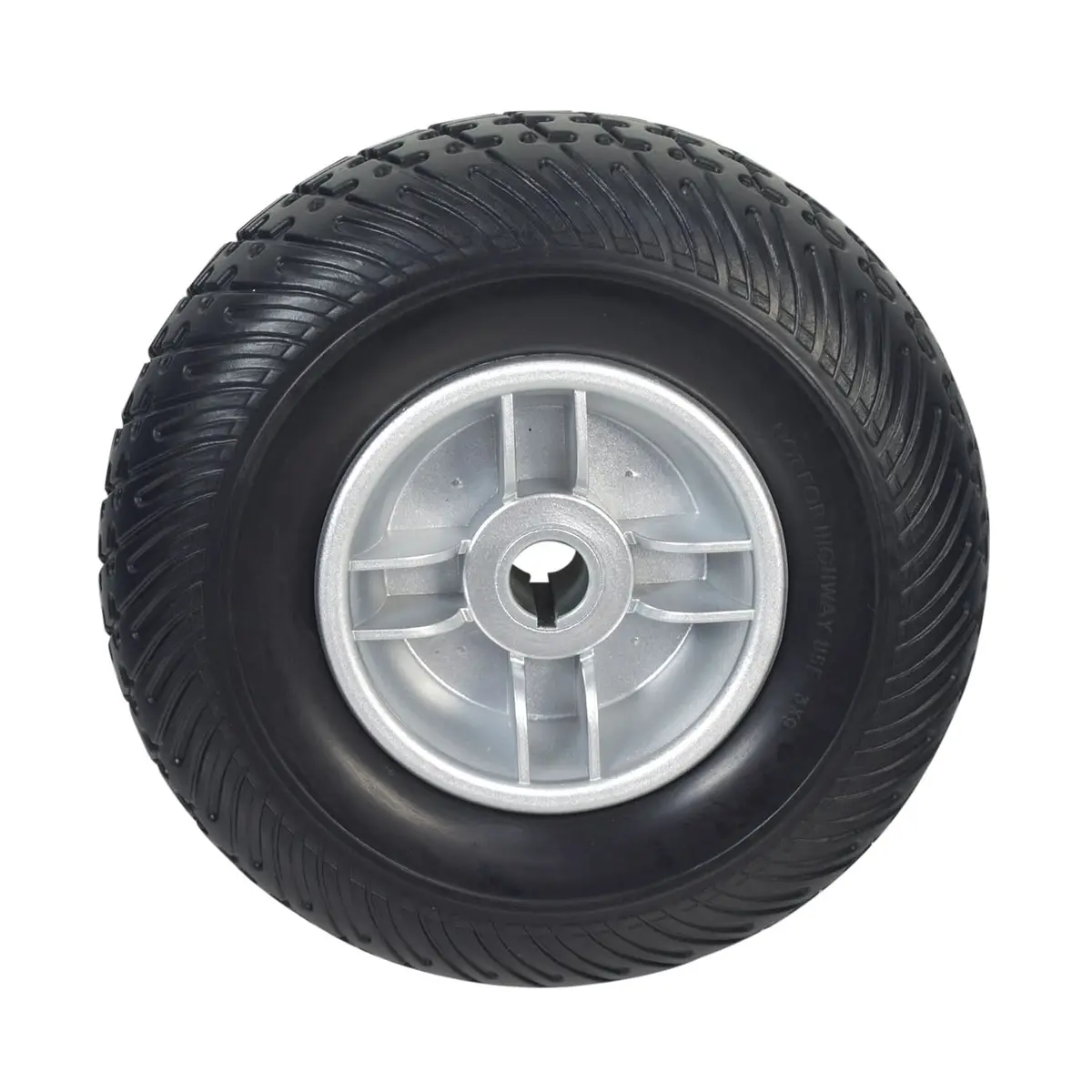9"X3" (2.80/2.50-4) Black Flat-Free Rear Wheel Assembly For The Go-Go Elite Traveller Plus (Sc53/Sc54) (Whlasmb1835) 1