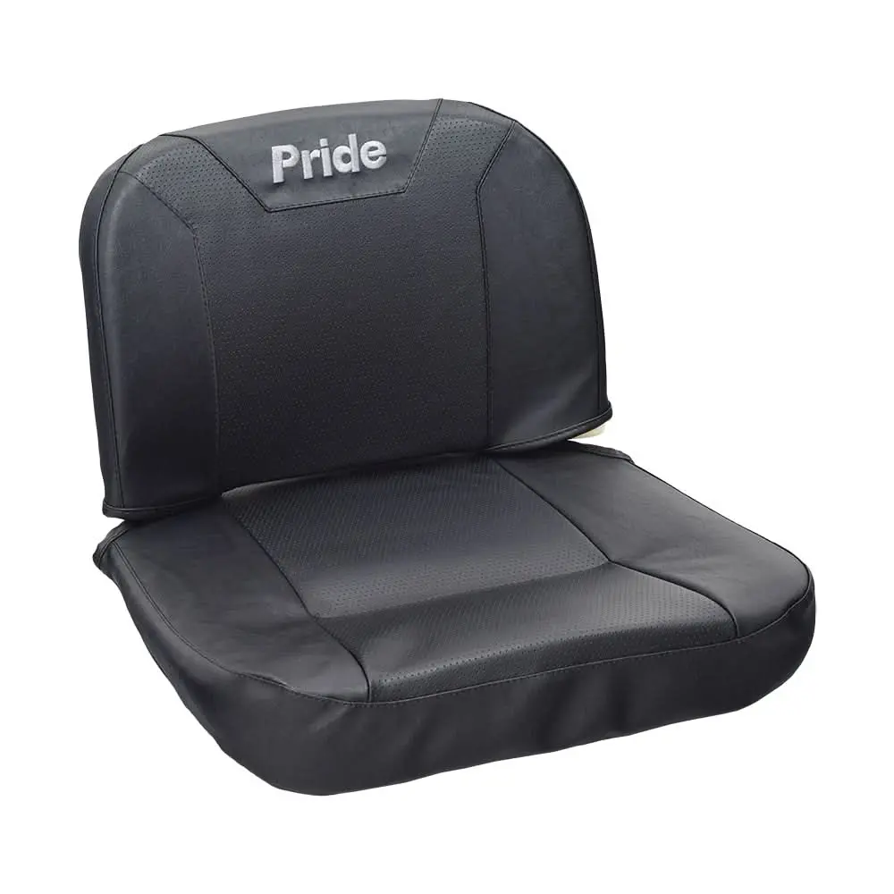 17"X17" Black Textured Vinyl Seat Cover Set For The Pride Revo, Sonic, Star, Victory 3, & Go-Go Scooters (Blemished) 1