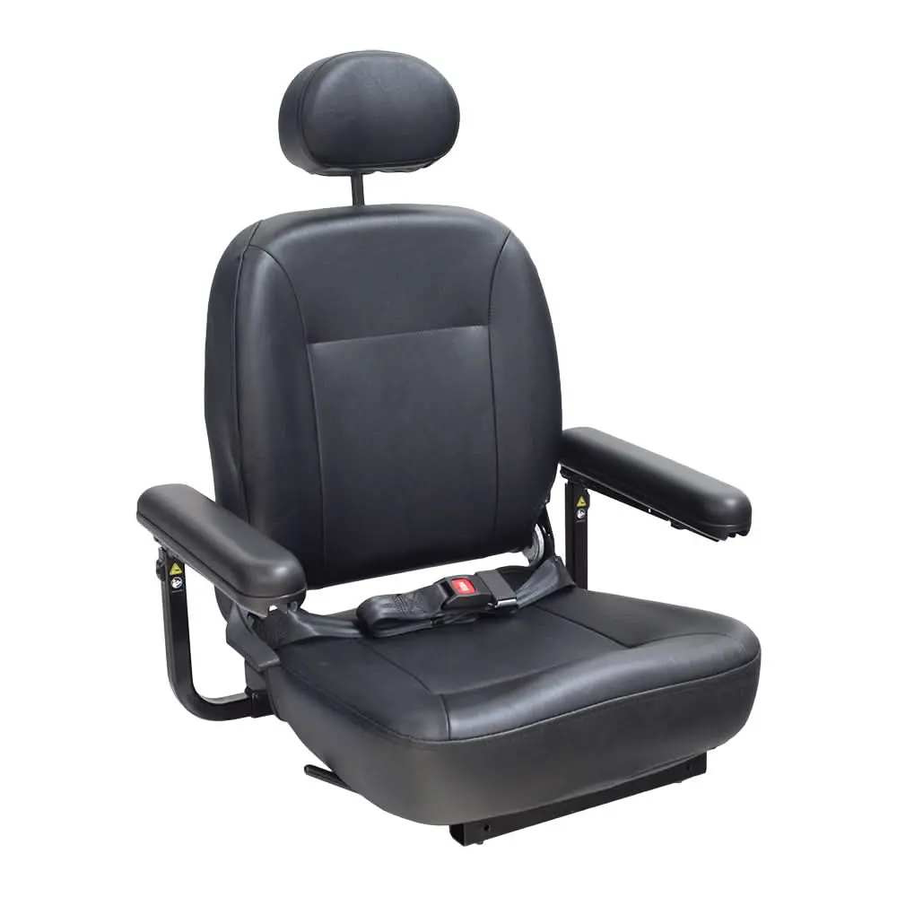 18"X18"-20" Height Adjustable Hi-Back Limited Recline Black Vinyl Comfort Seat Assembly For Jazzy Power Chairs (Set132389) (Blemished) 1