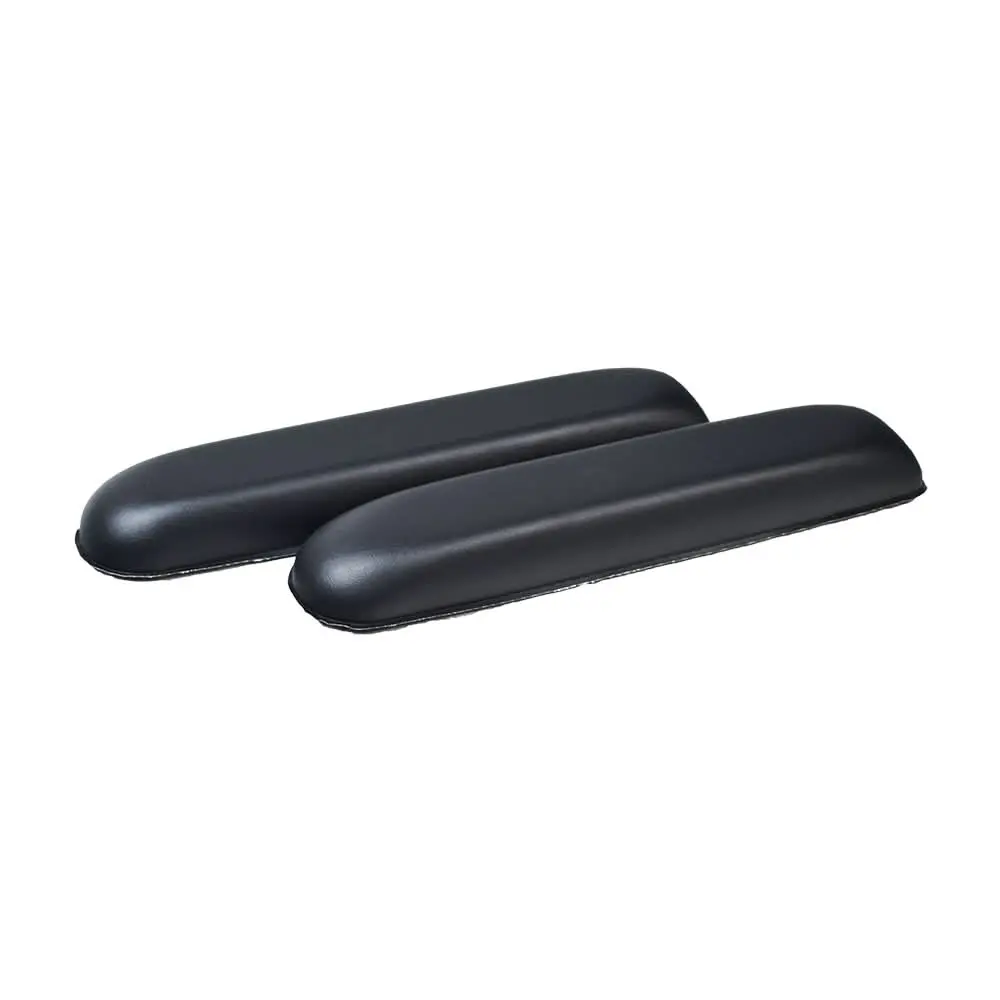 Black Vinyl Co-Molded Full Length Armrest Pad For Jazzy Power Chairs & Pride Mobility Scooters (Set Of 2) 1