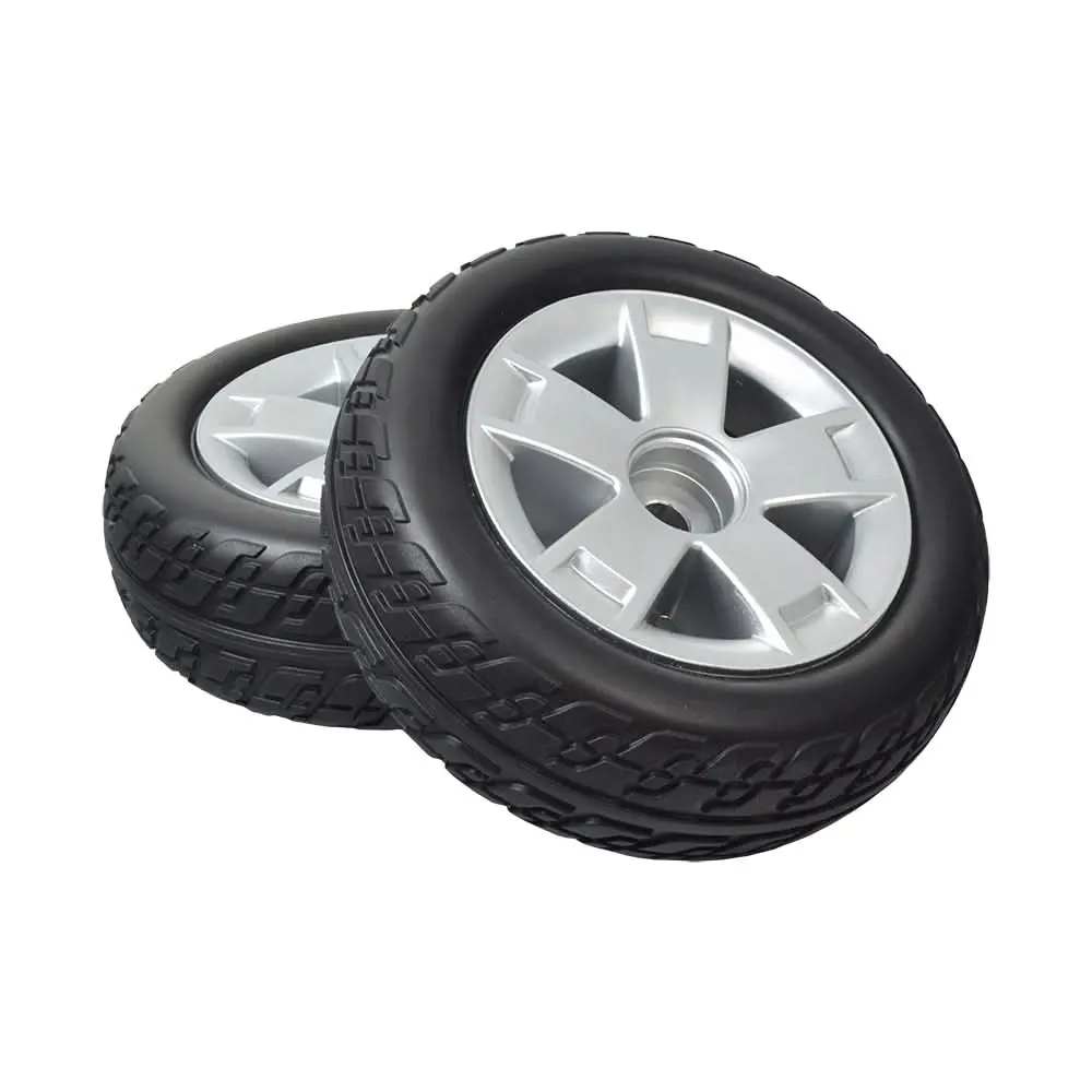Pride Oem Replacement 9" Rear Wheel Assembly With Black Molded Tire For Pride Victory 9 3-Wheel And 4-Wheel Scooter (Set Of 2) (Whlasmb1803) 1