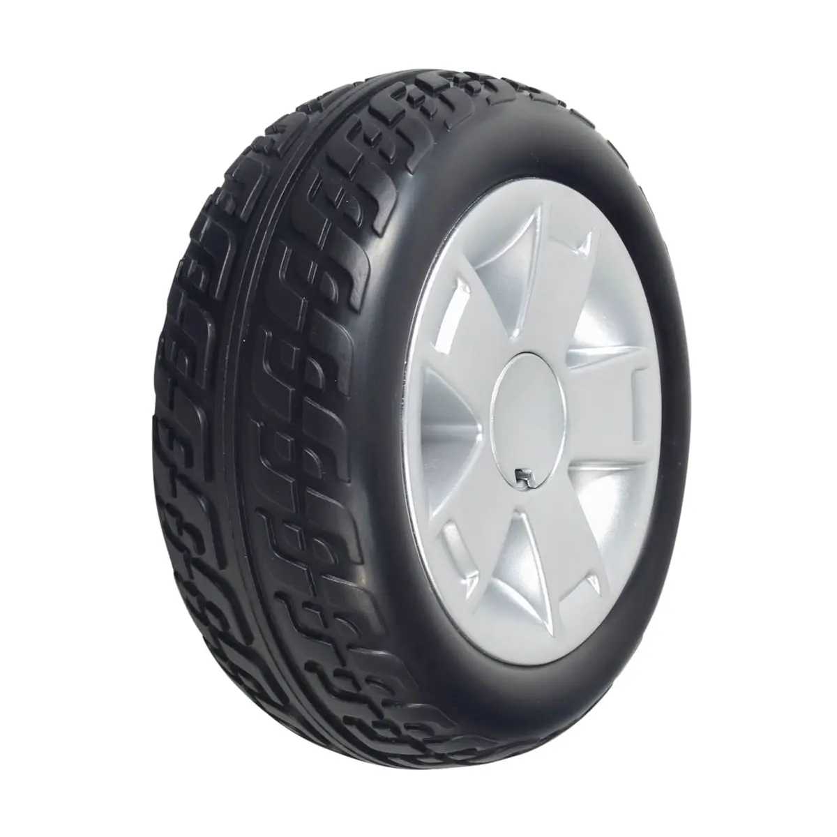 Front Wheel Assembly With Black Molded Tire For Pride Victory 9 4-Wheel Scooter (Sc709) (Whlasmb1819) 1