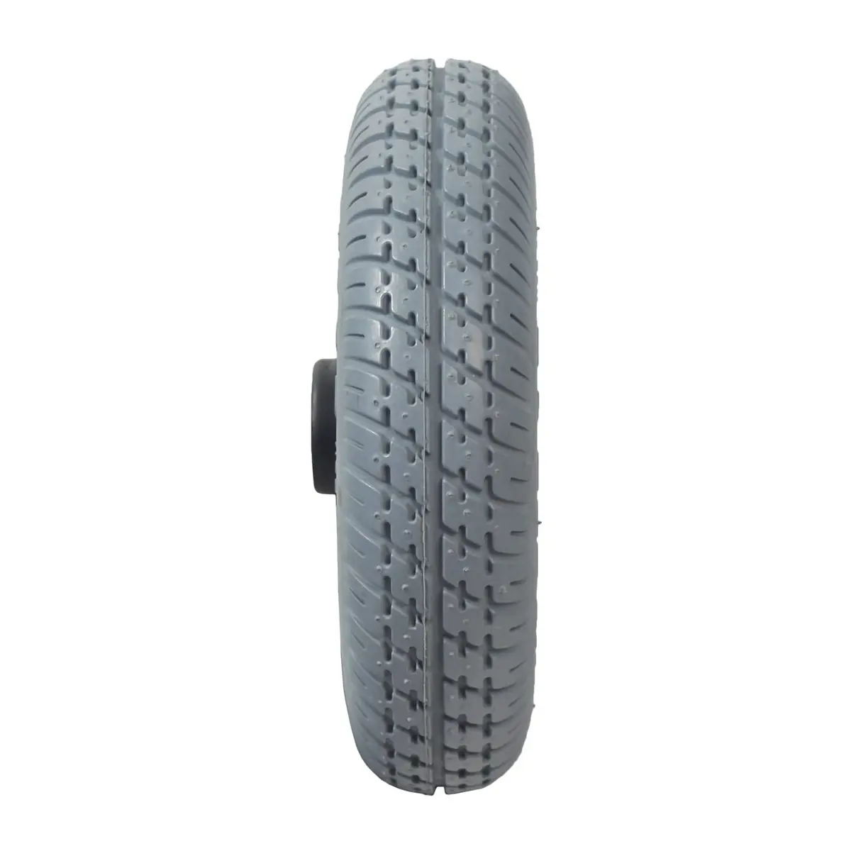 8"X2" (200X50) Gray Flat-Free Rear Wheel Assembly For The Go-Go Travel Vehicle And Go-Chair (Whlasmb1514) 2