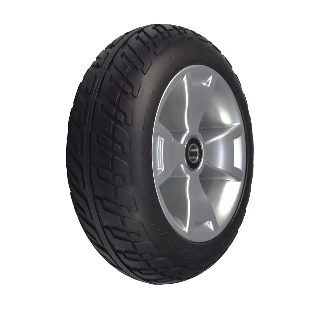 Black Foam-Filled Front Wheel Assembly For The 3-Wheel Pride Celebrity X (Sc4001) & Mega Motion Endeavor X (Mm4001dx) (Whlasmb1885) 1