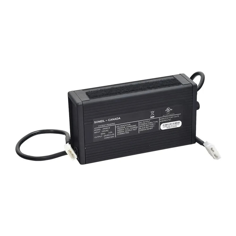 24 Volt 3 Amp On-Board 2408S-C Battery Charger For The Pacesaver Eclipse, Espree, Fusion, And Plus Iii Mobility Scooters (16392) 1