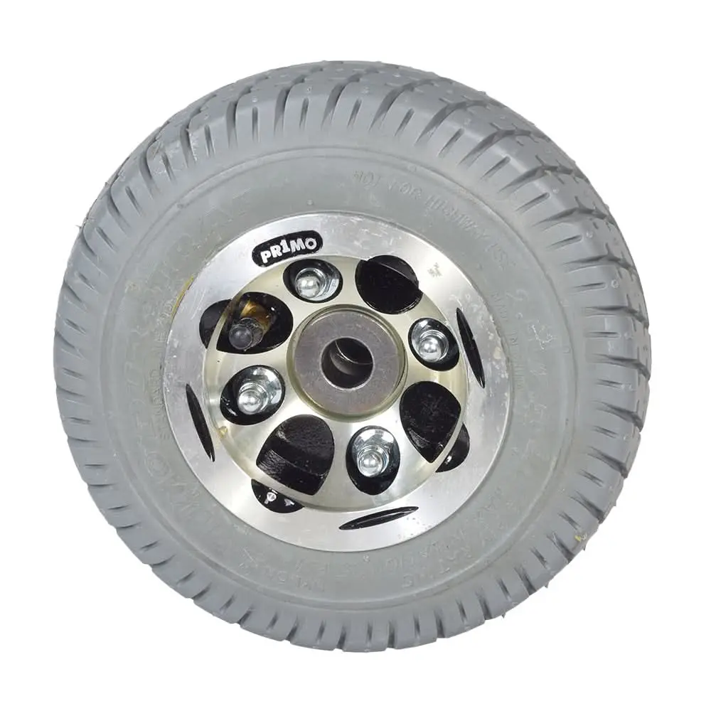 9" Flat Free Rear Wheel Assembly For The Pacesaver Plus Iii Scooters (Blemished) 1